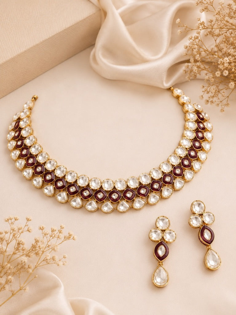 Nirva kundan set