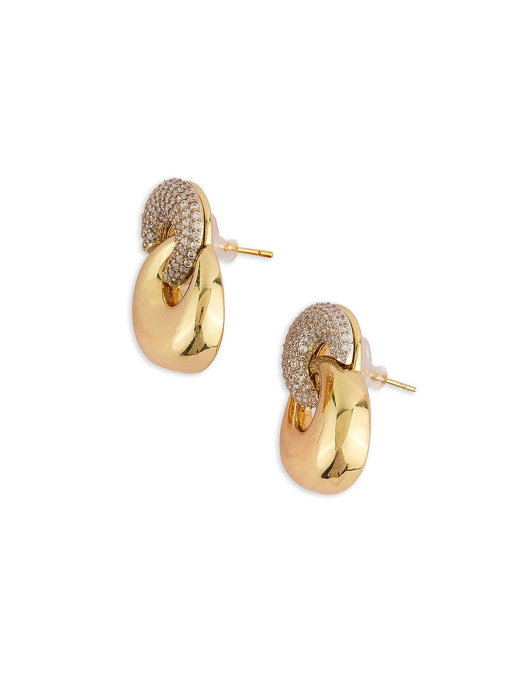 Swirl Gold Plated earrings