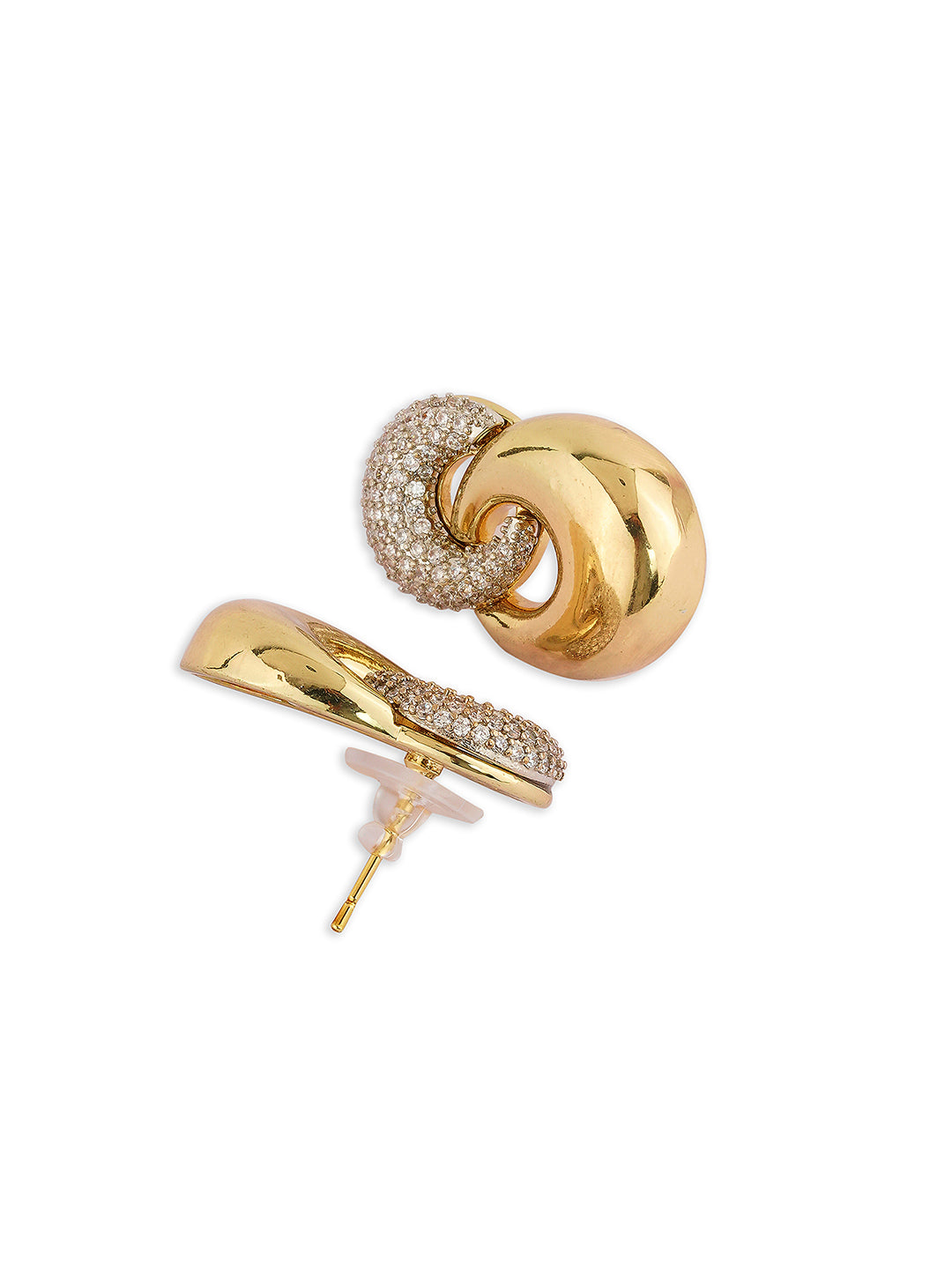Swirl Gold Plated earrings