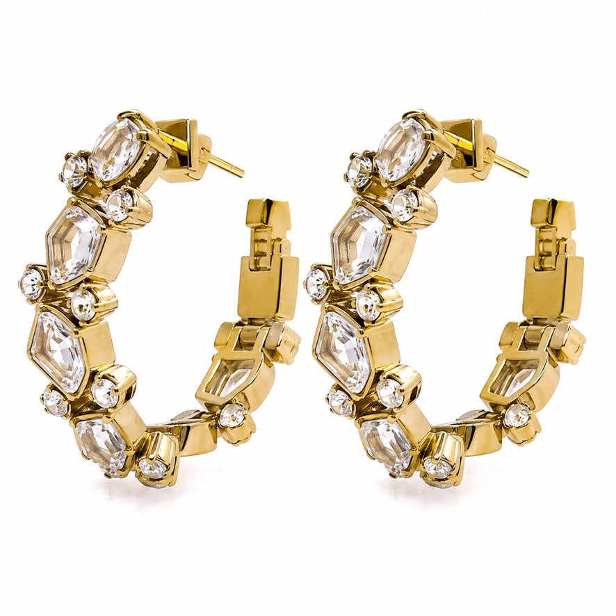 Nusrah Kundan Indian Earrings