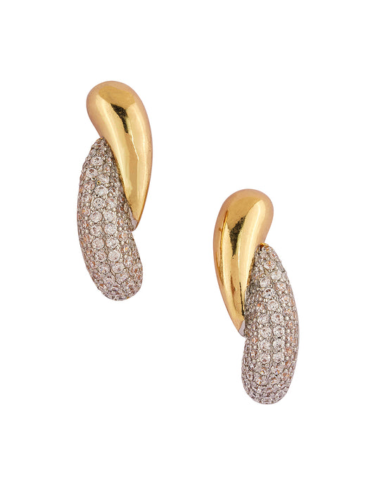 Golden mirage drops earrings