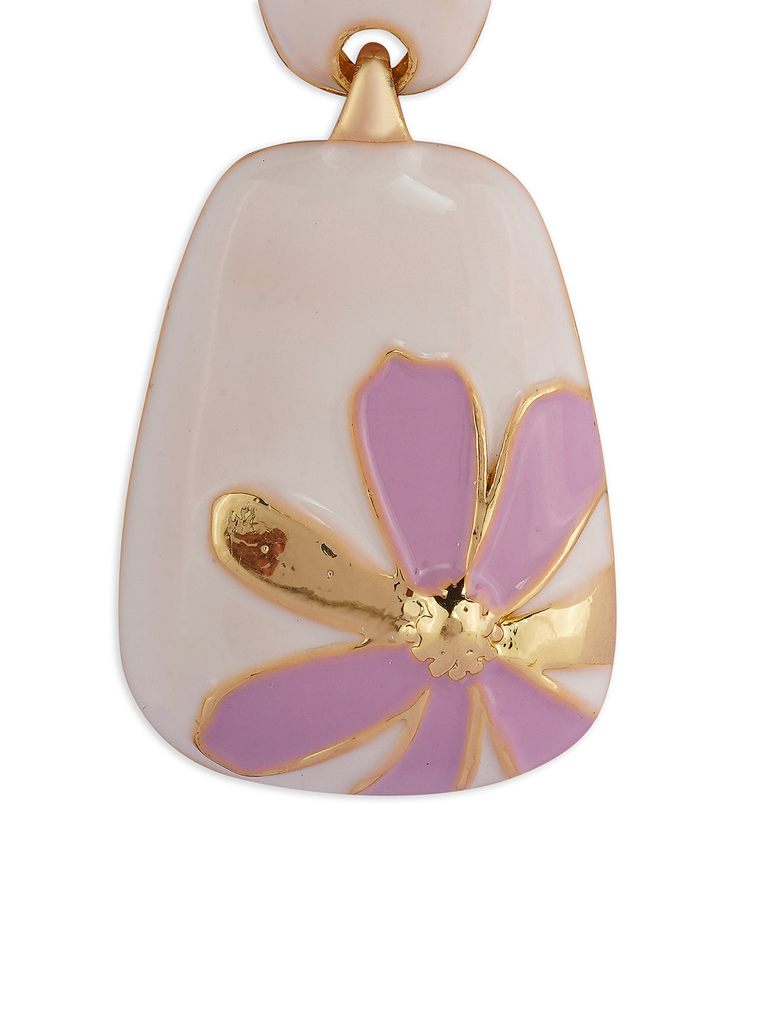 Purple Florette earrings