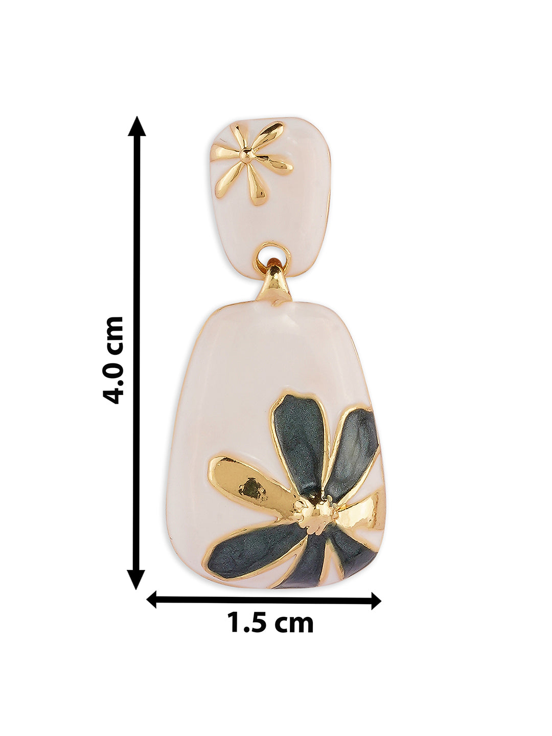Green Florette earrings