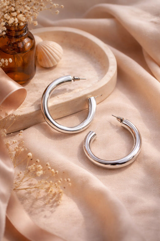 Urban hoops earrings