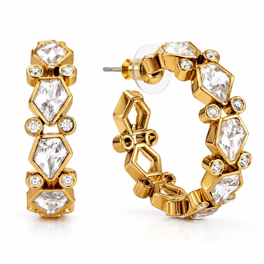 Nusrah Kundan Indian Earrings