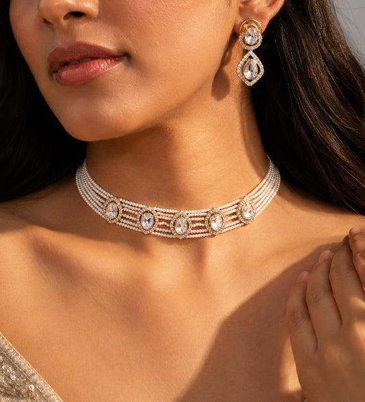 Deora Kundan Necklace set