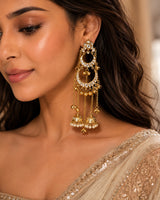 Sehra Kashmiri Long Traditional Earrings