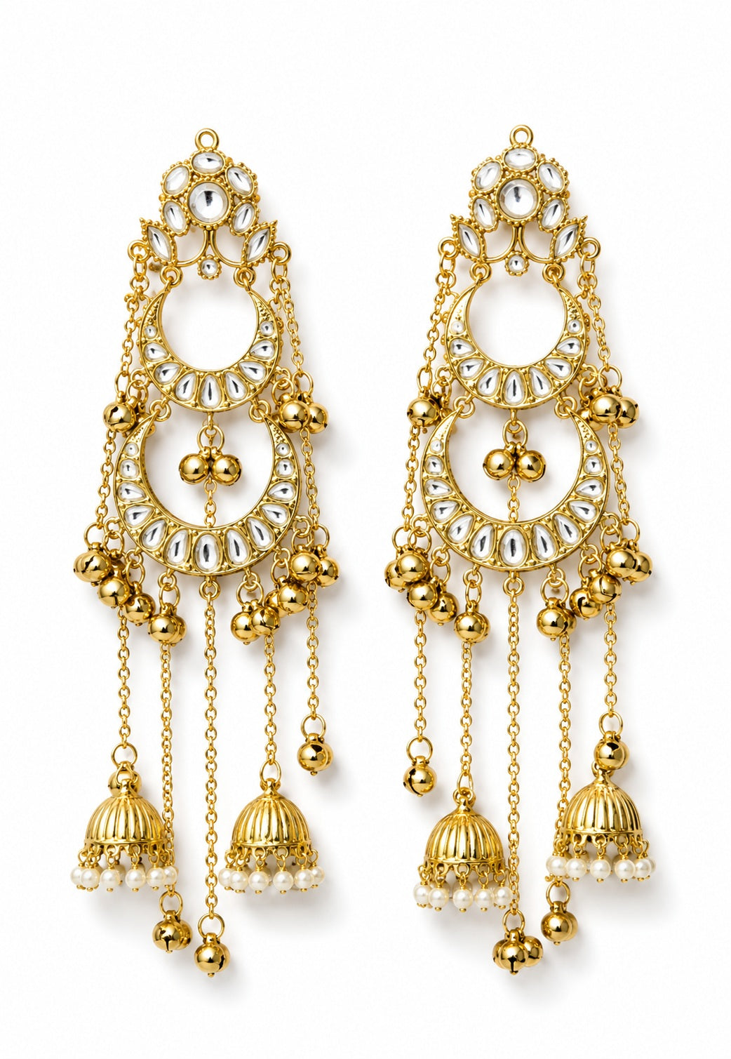 Sehra Kashmiri Long Traditional Earrings