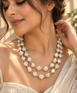 Moonlit Pearl Mala