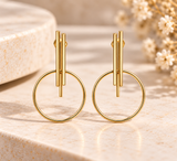 Zoya Brass Earrings