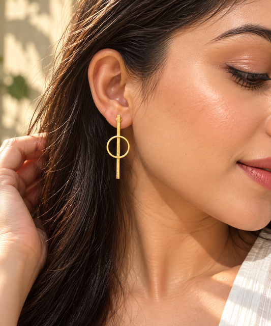 Riva Brass Earrings