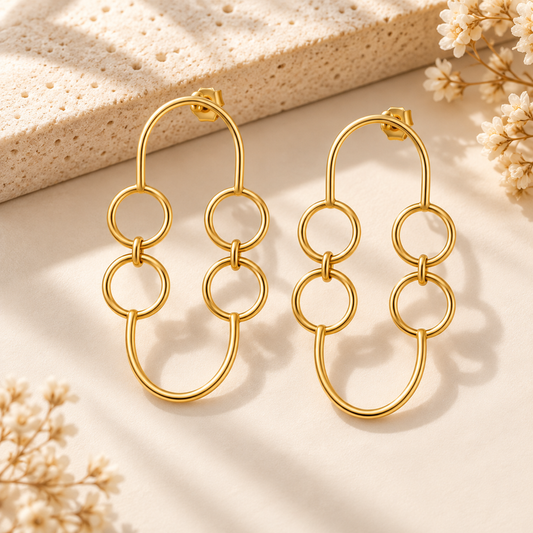 Sorelle Brass Earrings