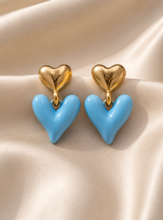 Playful Heart earrings