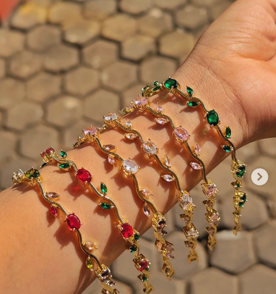 Leaf Tennis Bracelet