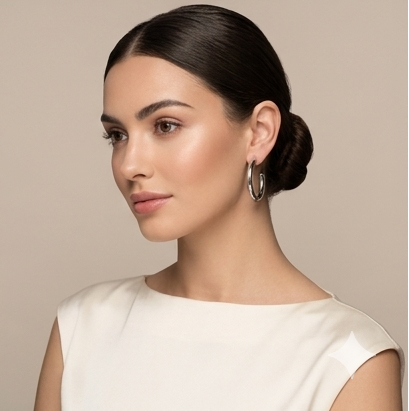 Urban hoops earrings