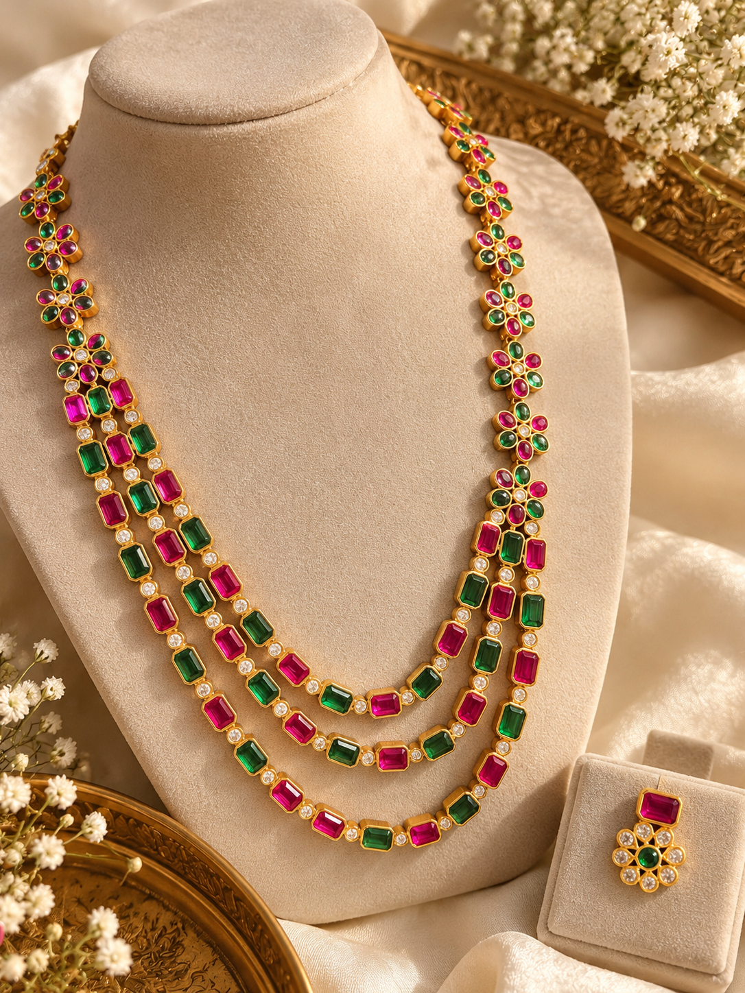 Rivana Multicolor Kundan Set