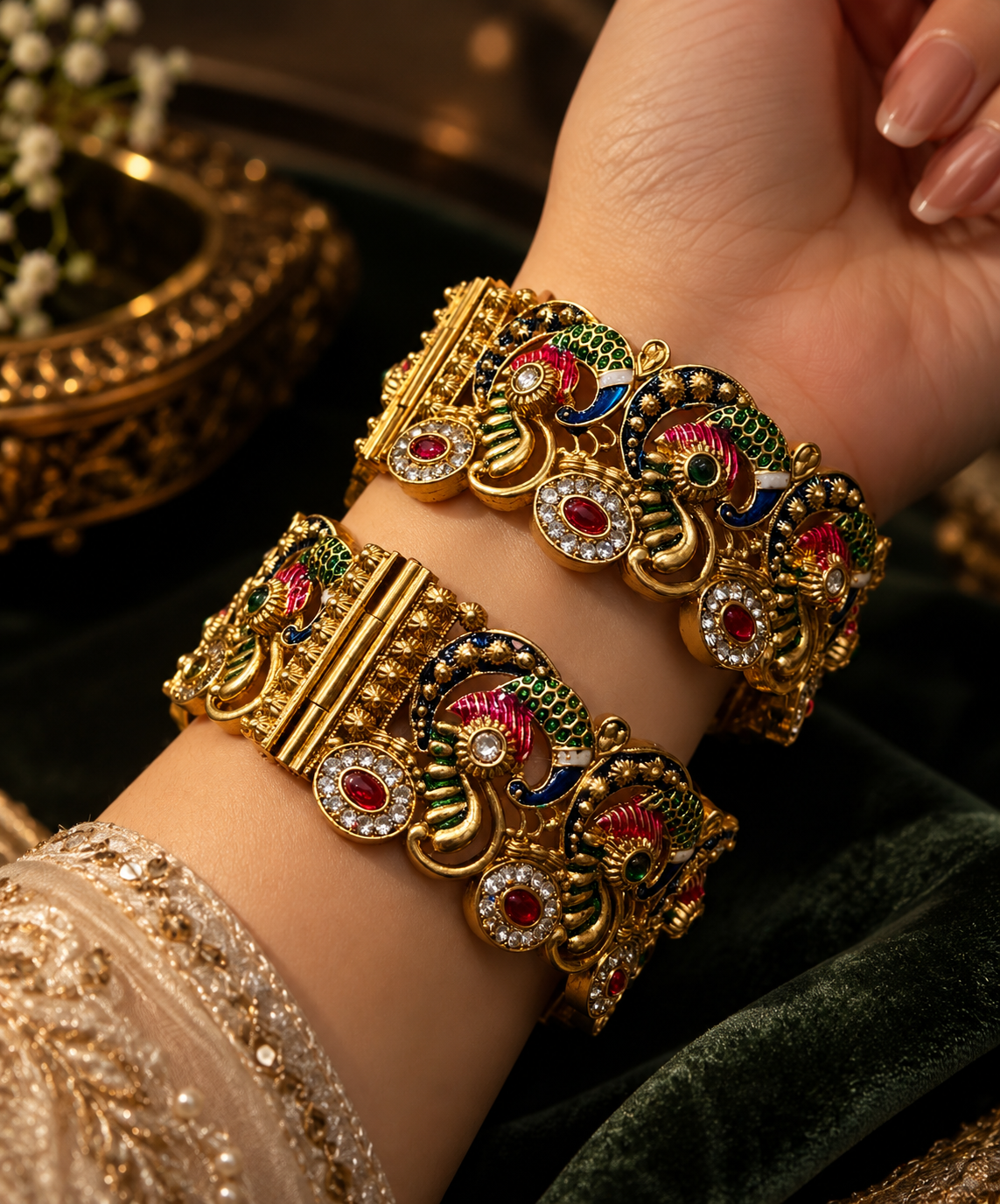 Arisha Kada/Bangles Set of 2