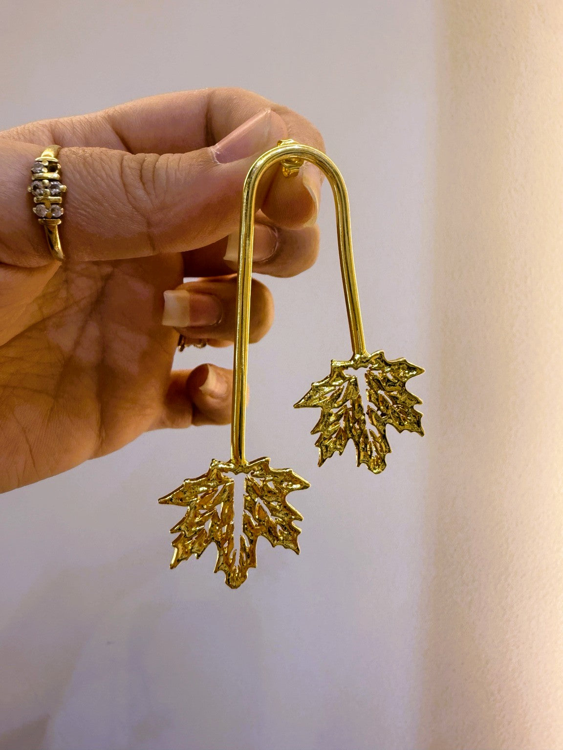 Iraa Brass Earrings