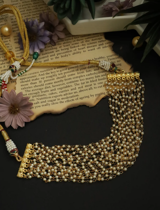 Amyra Pearl Choker Necklace
