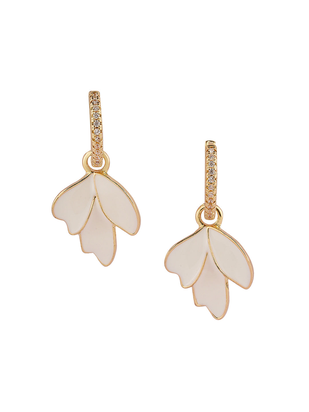Leafdrop earrings