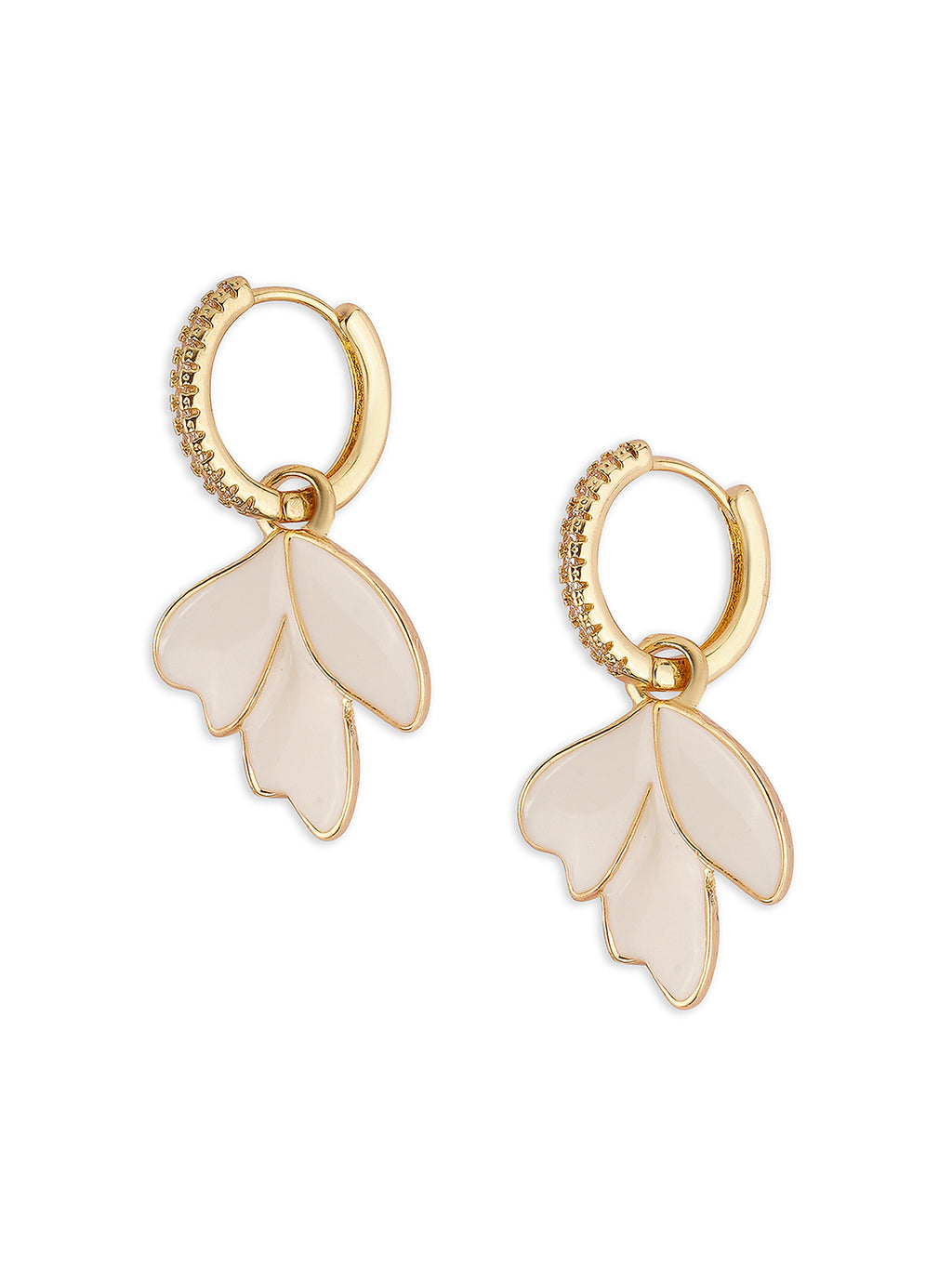 Leafdrop earrings