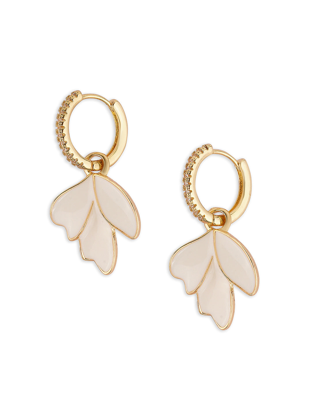 Leafdrop earrings