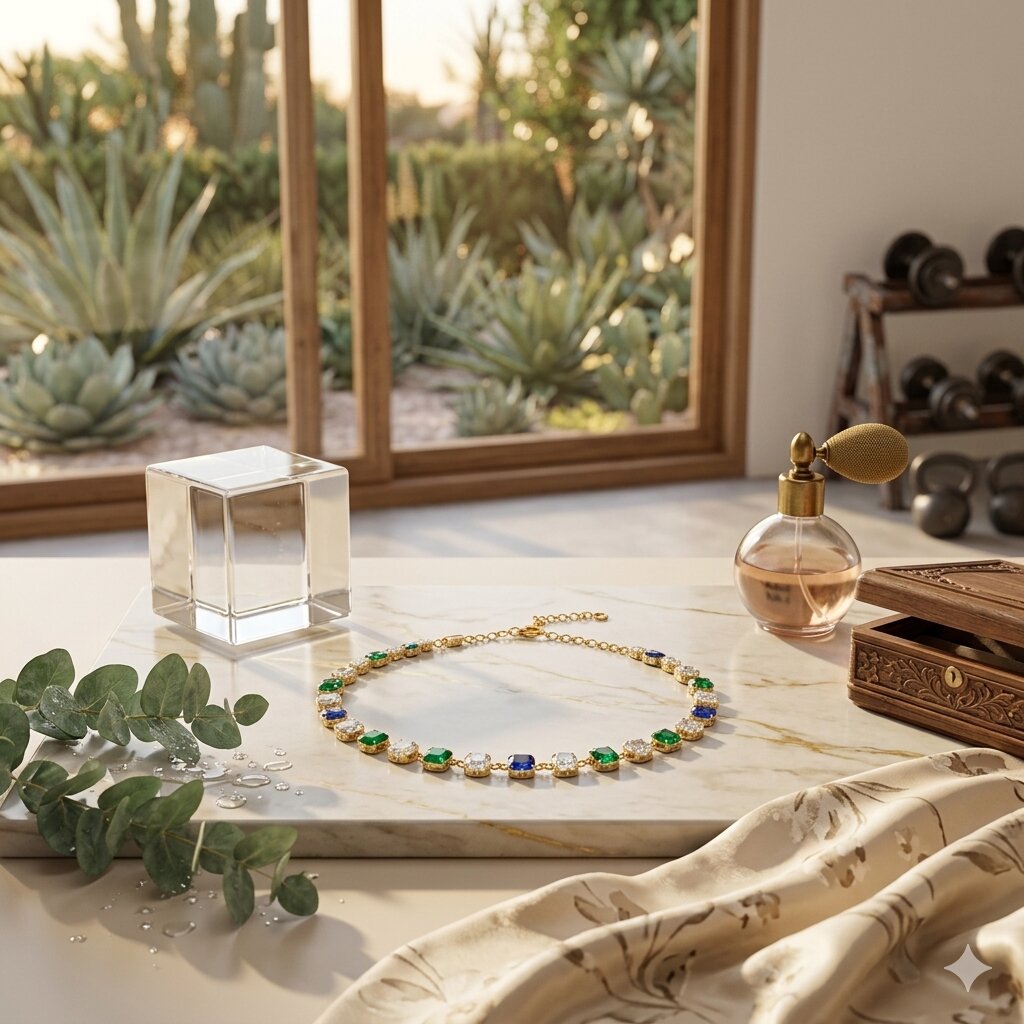 Premium Multistone Era Necklace