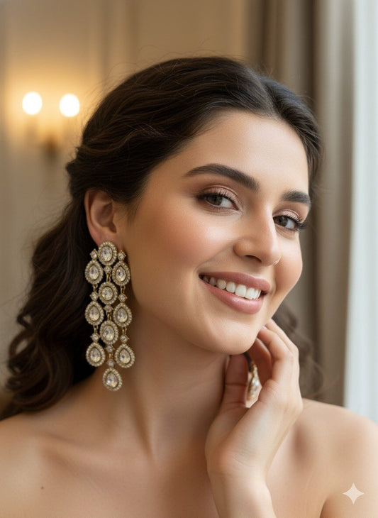 Noor Traditional Indian Earrings
