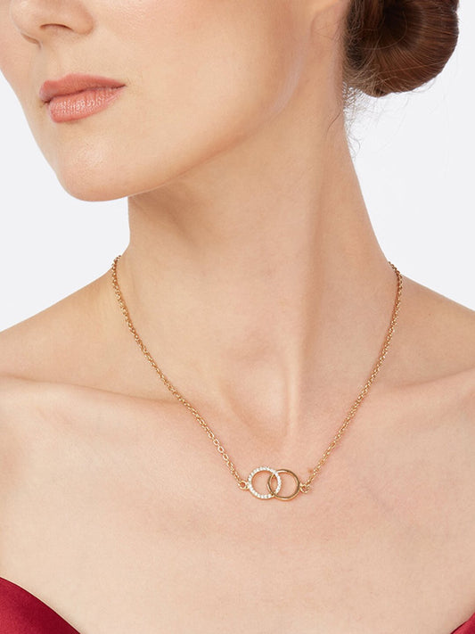 Interlocking circle pendant