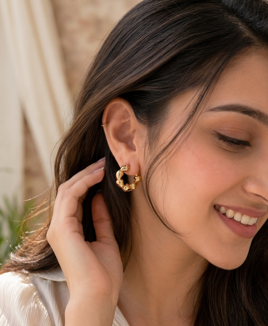 Serene Twist earrings
