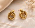 Twistelle Golden earrings
