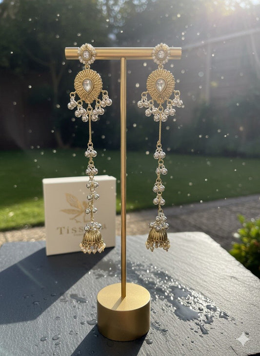 Mohini Long Kashmiri Earrings