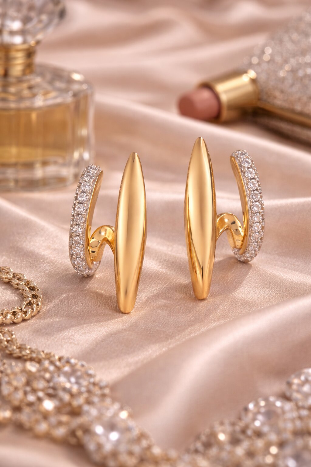 Sirocco Gold plated earrings