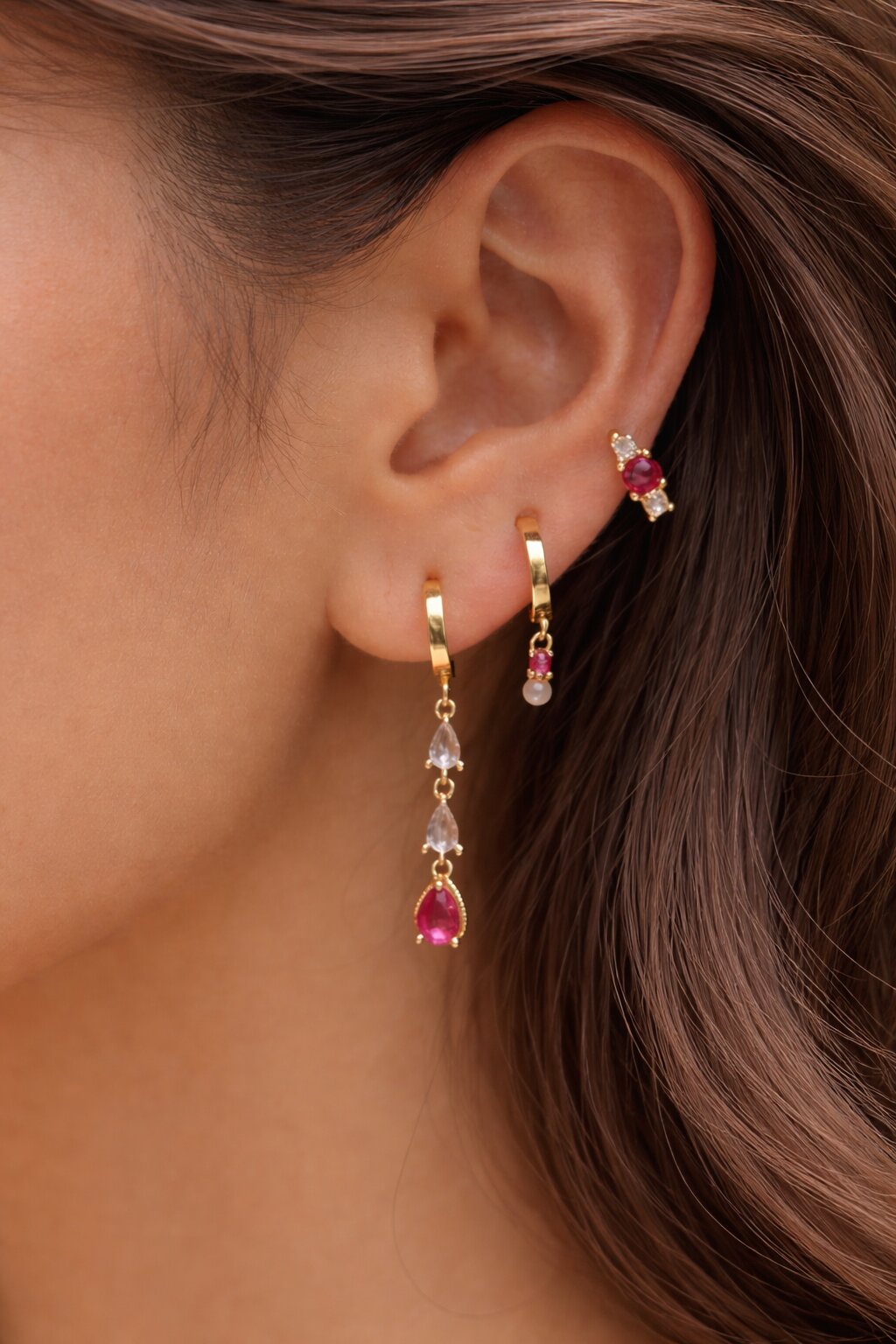 Aven Earrings Stack - pack of 3 earrings