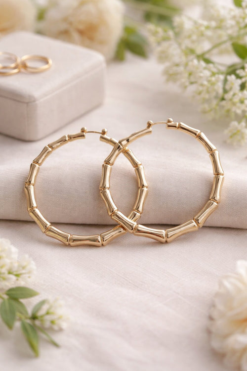 Aeris Golden Hoops