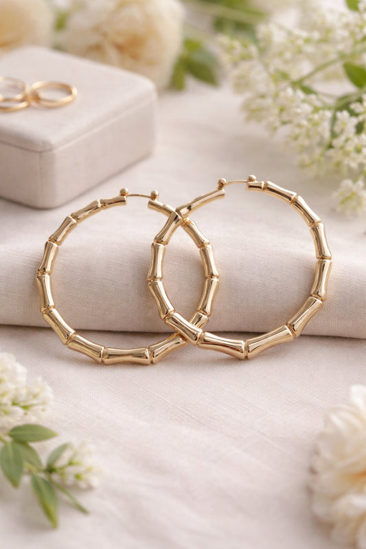 Aeris Golden Hoops
