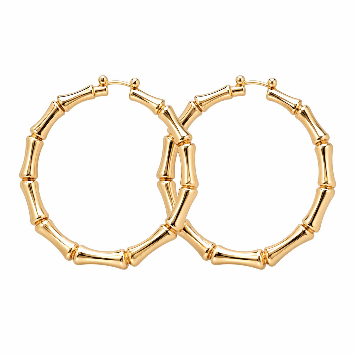 Aeris Golden Hoops