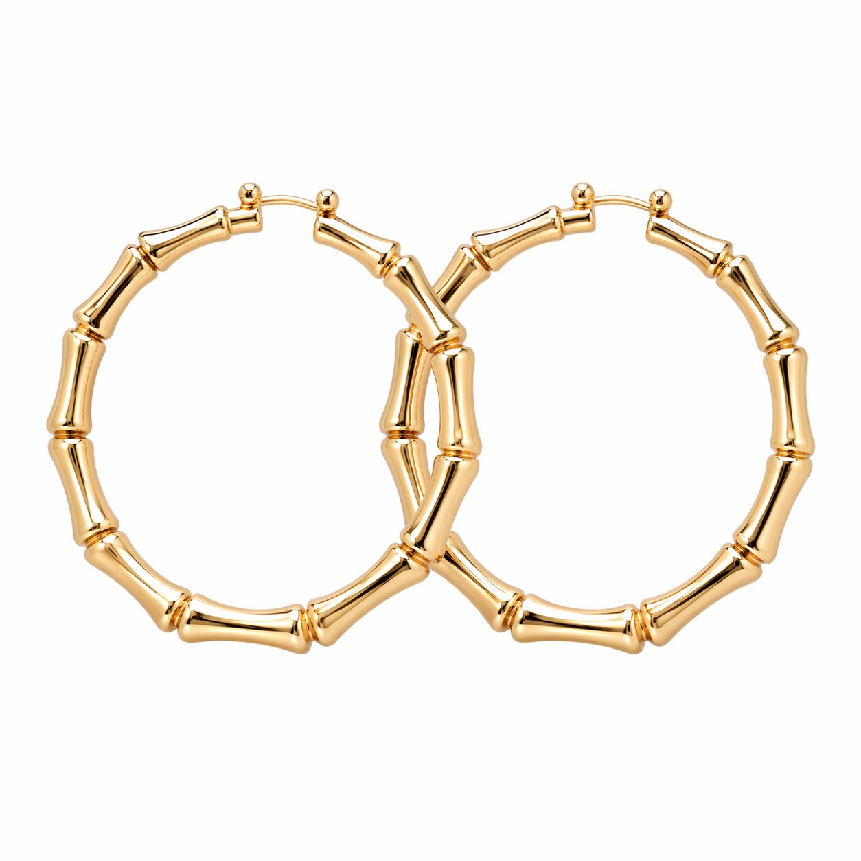 Aeris Golden Hoops