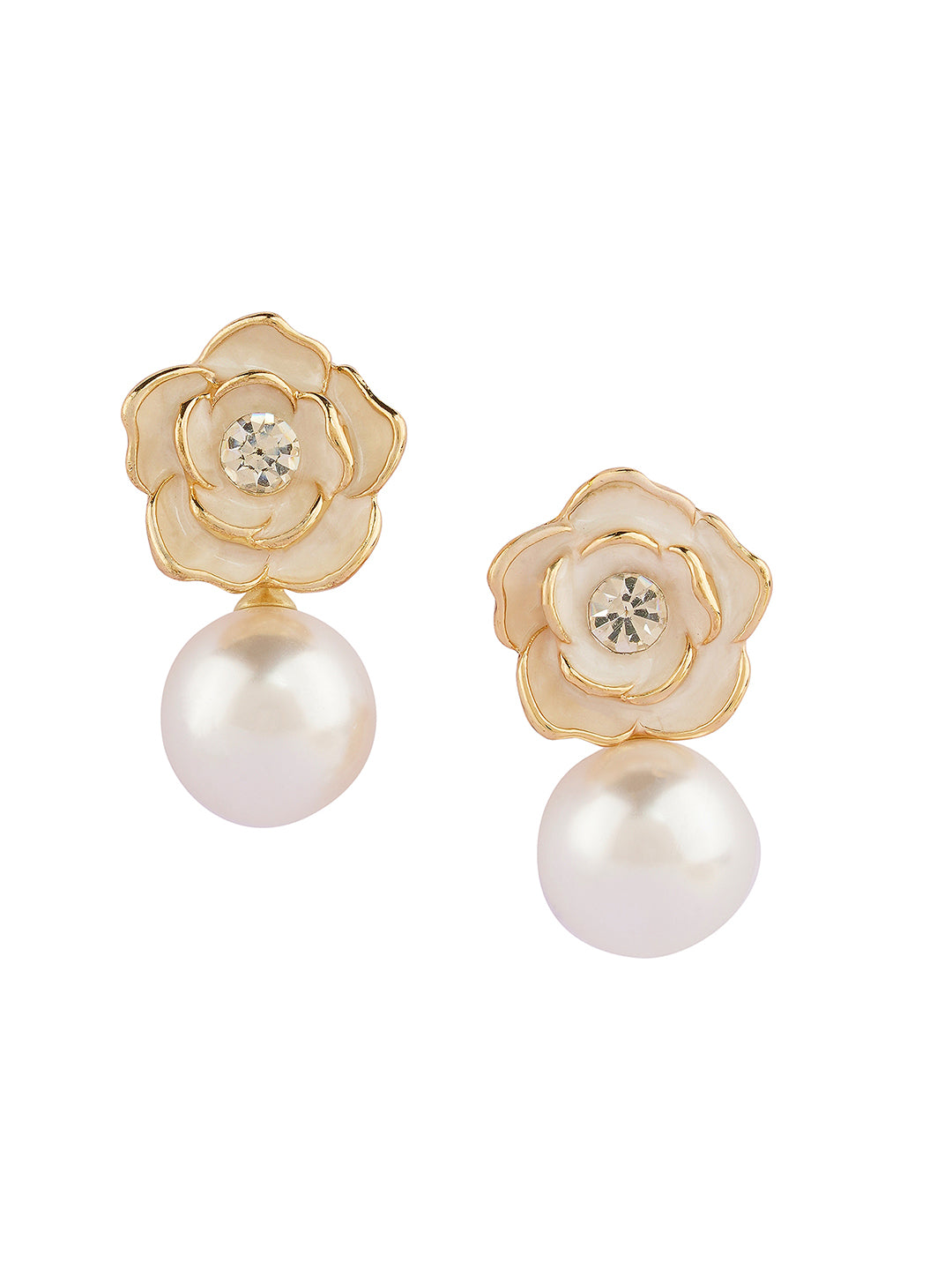 Petal Pearl Earrings