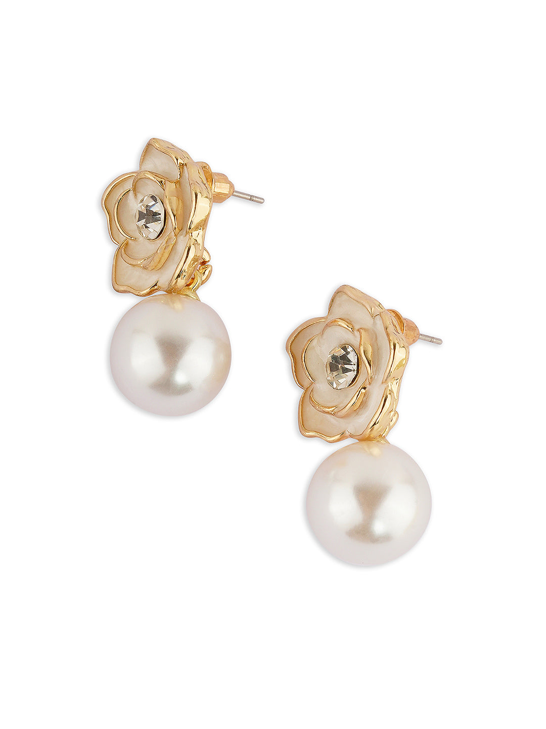 Petal Pearl Earrings