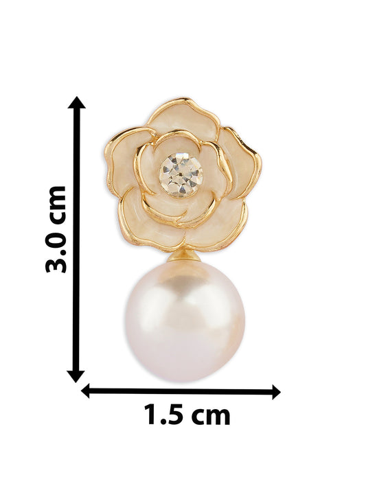 Petal Pearl Earrings