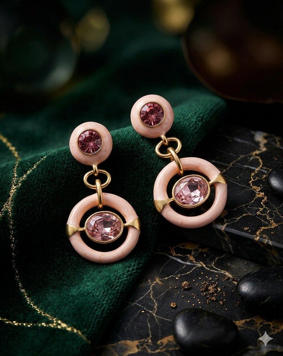 Pinkdora earrings
