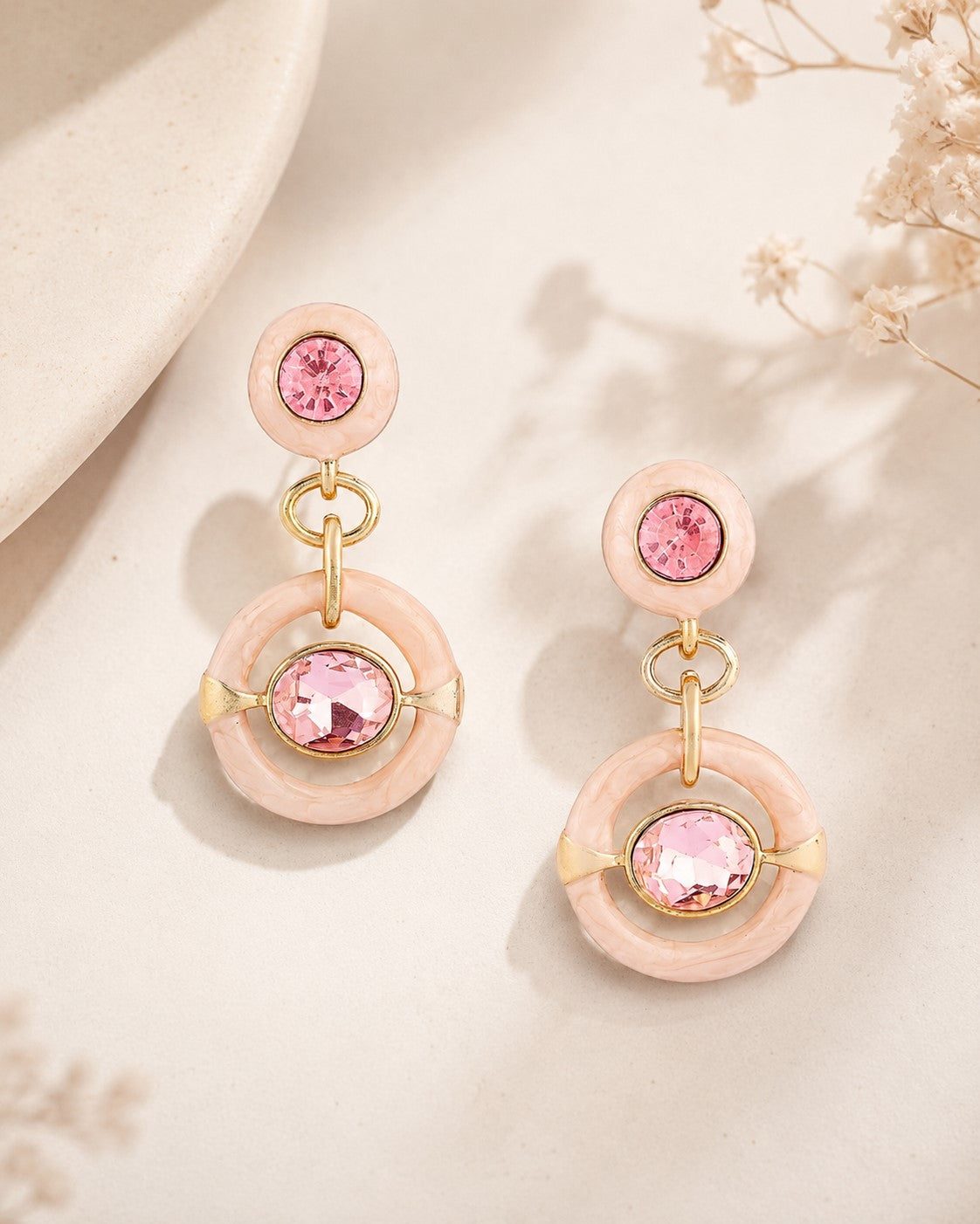 Pinkdora earrings