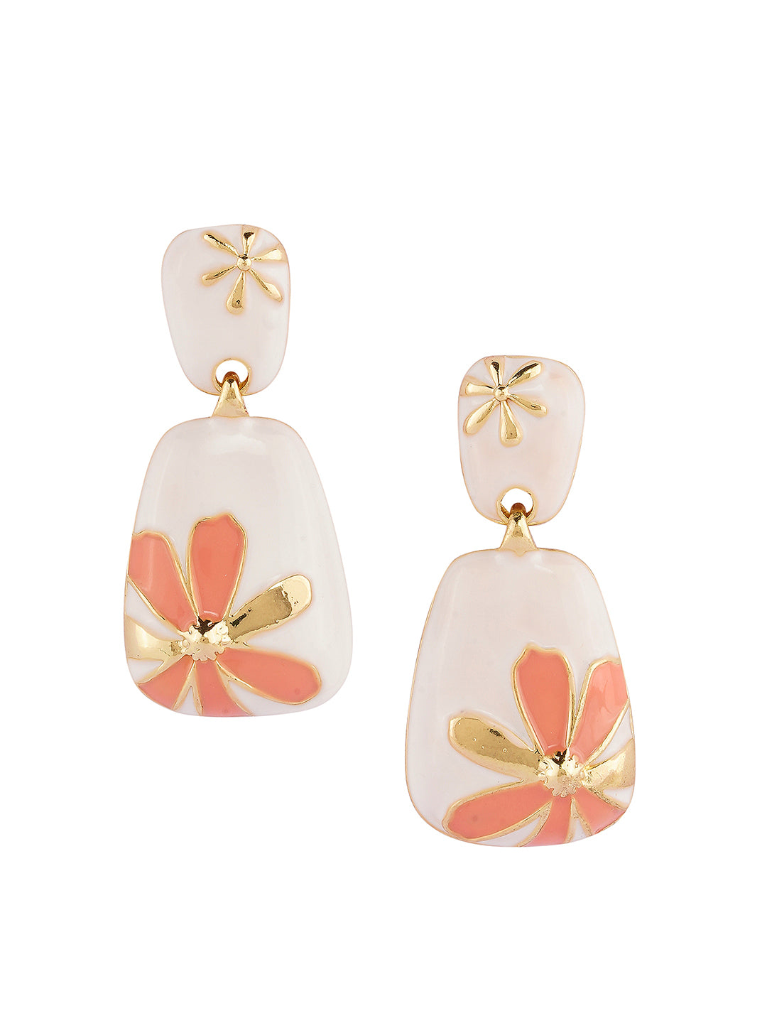 Ivory Organza Earrings