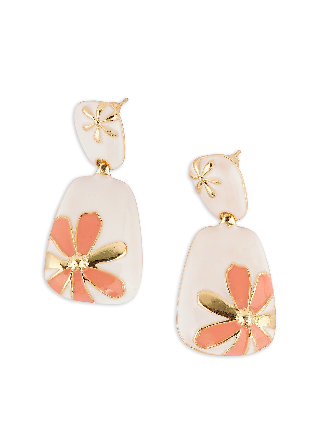 Ivory Organza Earrings