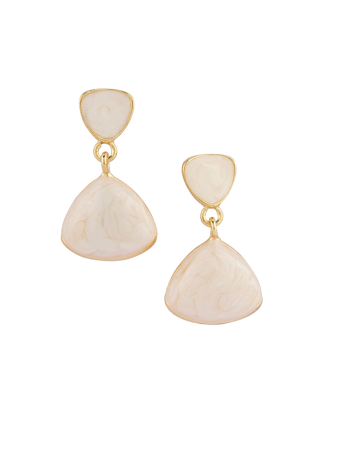 Trivory Earrings - white