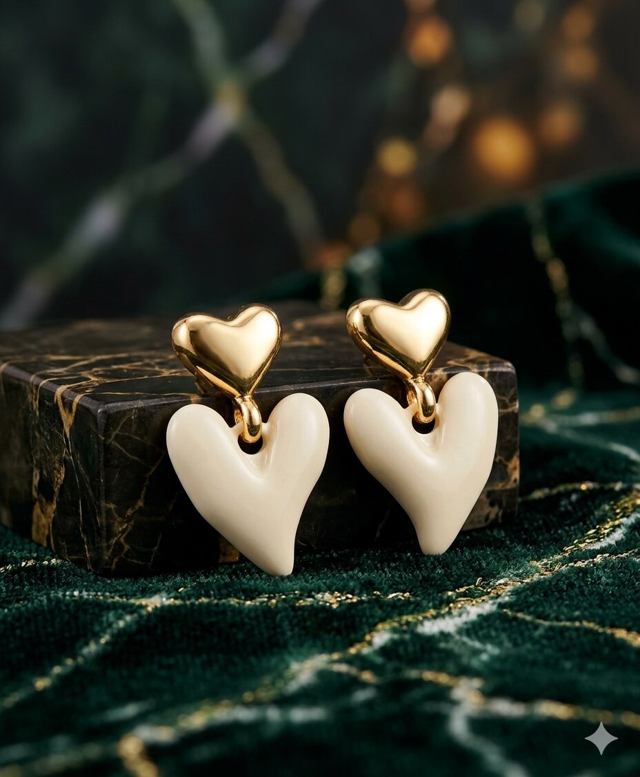 White Orla Earrings