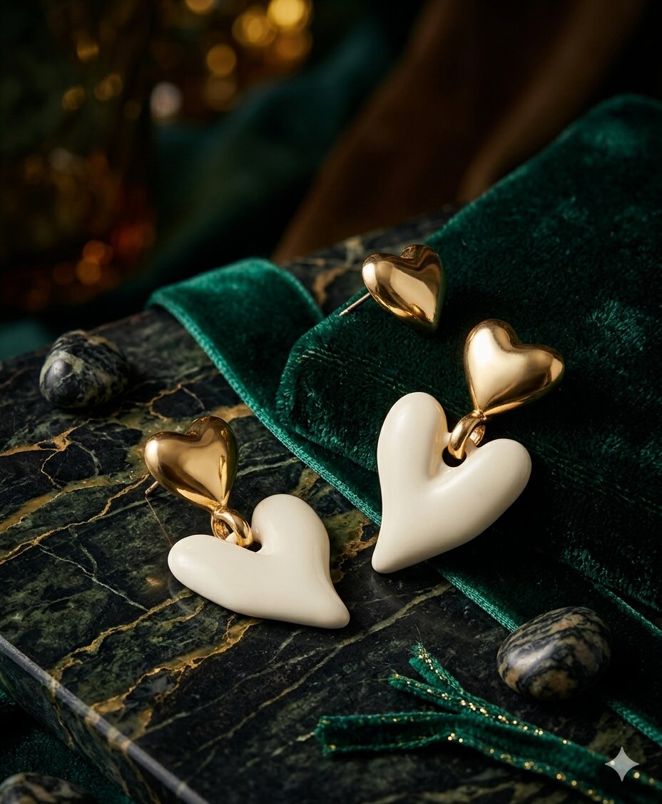 White Orla Earrings