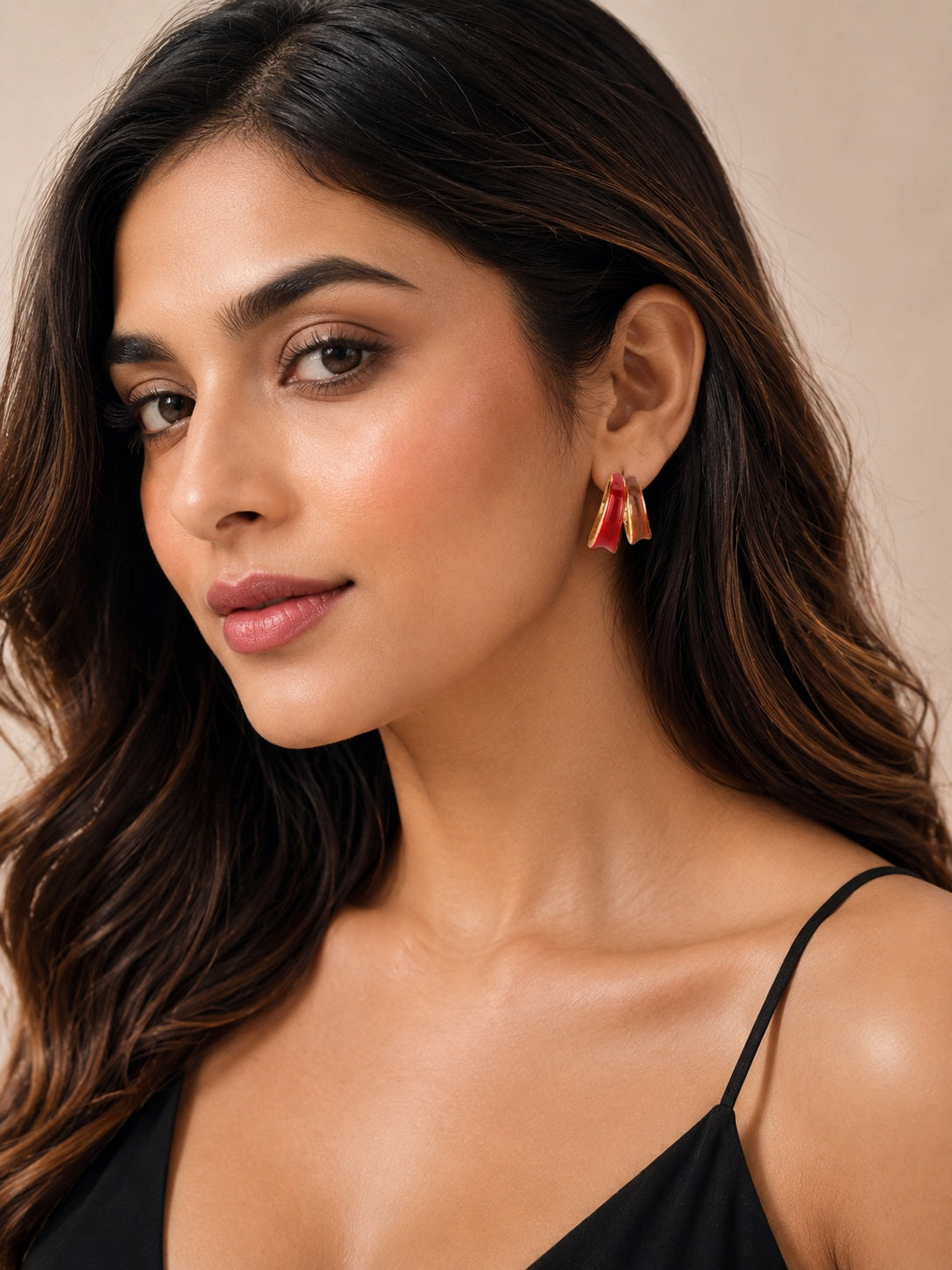 Mehroon Kairo Earrings