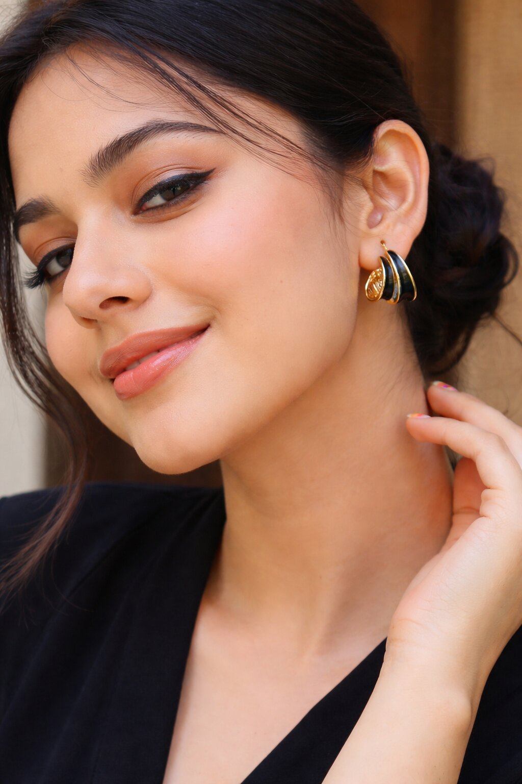 Black Kairo Earrings